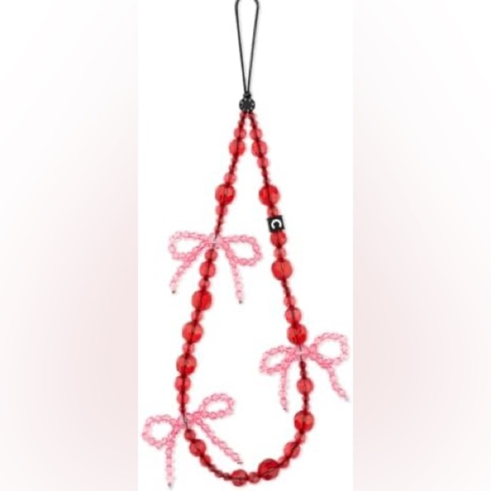 NEW - CASETiFY Bow Phone Charm - Frosted Bows - only 1 - Picture 3 of 3